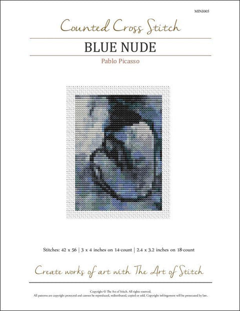 Blue Nude/Miniature (Art of Stitch)