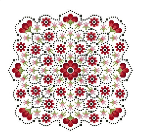 Colorful Mandalas Wind Flowers (Kitty & Me Designs)