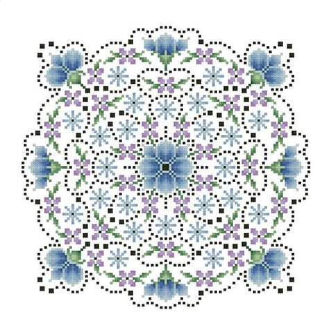 Colorful Mandalas Earth Flowers (Kitty & Me Designs)
