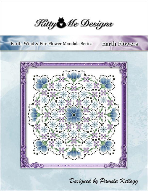 Colorful Mandalas Earth Flowers (Kitty & Me Designs)