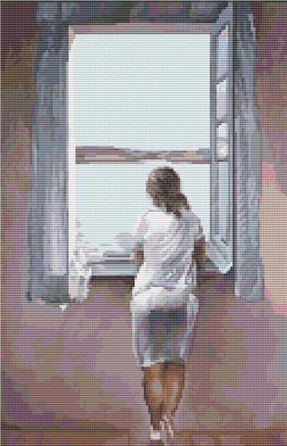Figure at a Window (Art of Stitch)