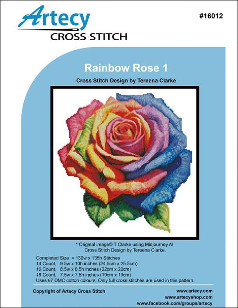 Rainbow Rose 1 (Artecy)