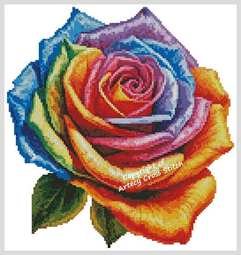 Rainbow Rose 2 (Artecy)