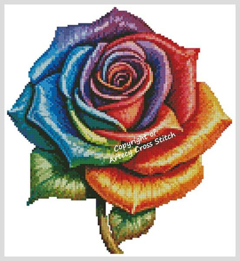 Rainbow Rose 4 (Artecy)