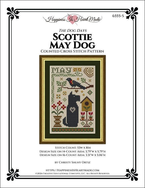 Dog Days Collection - Scottie May Dog (Happiness is HeartMade)