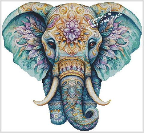 Elephant Mandala 1/Large (Artecy)