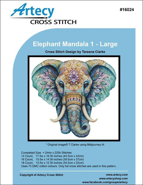 Elephant Mandala 1/Large (Artecy)