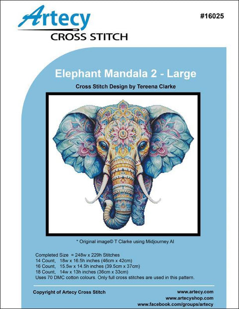 Elephant Mandala 2/Large (Artecy)