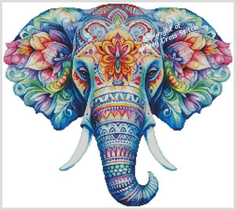 Elephant Mandala 4/Large (Artecy)