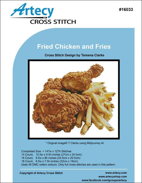 Fried Chicken and Fries (Artecy)