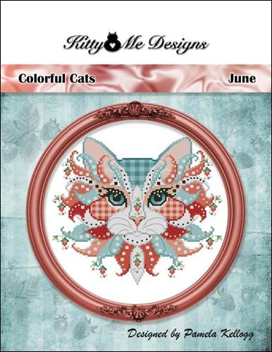 Colorful Cats - June (Kitty & Me Designs)
