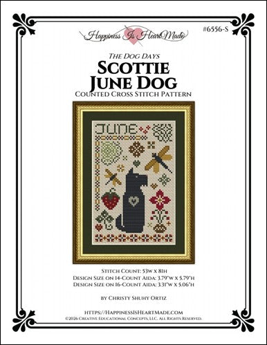 Dog Days Collection - Scottie June Dog (Happiness is HeartMade)