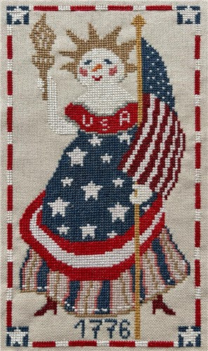 Jolly July Snowman (Twin Peak Primitives)