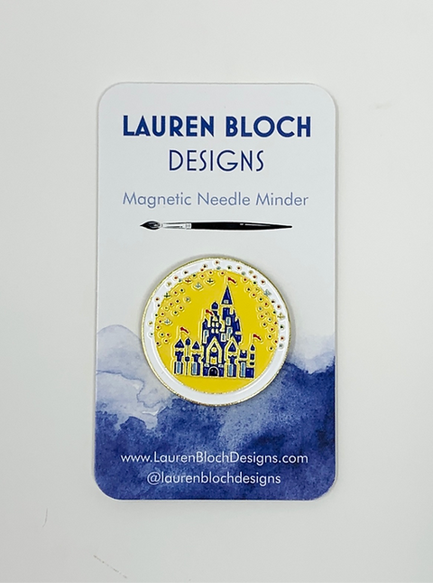 Needle Minder - Castle w/Stars Gold (Lauren Bloch Designs)