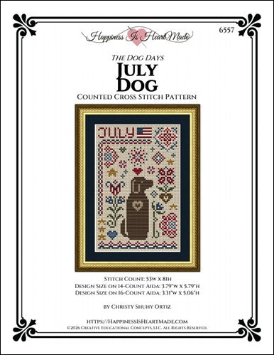 Dog Days Collection - July Dog (Happiness is HeartMade)