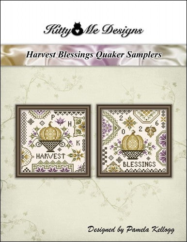 Harvest Blessings Quaker Samplers (Kitty & Me Designs)