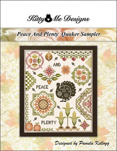 Peace And Plenty Quaker Sampler (Kitty & Me Designs)