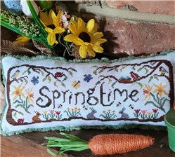 Springtime Cushion (Crowsfeetstitching)