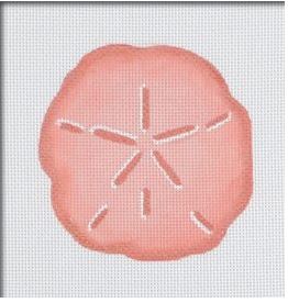 Seaside Sand Dollar - Coral