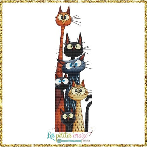 Cats Family (Les Petites Croix De Lucie)