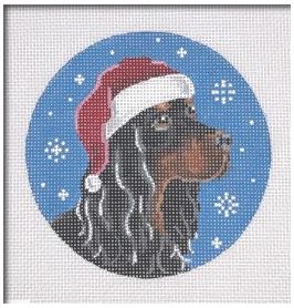 Gordon Setter Santa