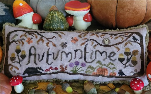 Autumntime Cushion (Crowsfeetstitching)