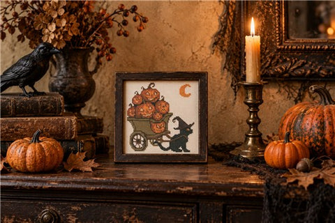 Carrying Pumpkins (Twin Peak Primitives)