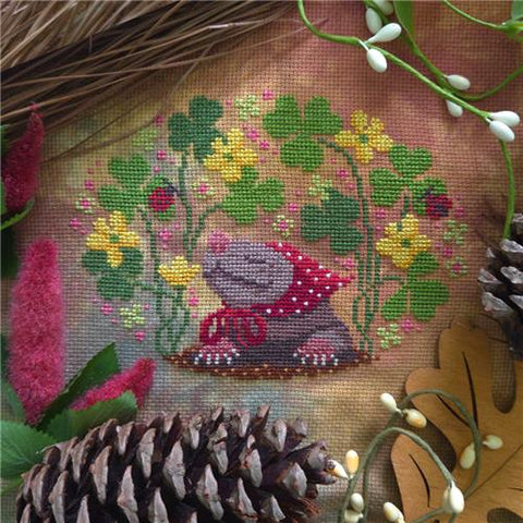 Shrew in the Wood Sorrel (BAD Stitch)