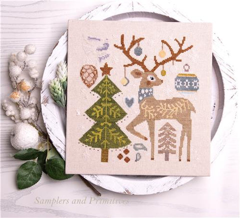 Festive Reindeer (Samplers and Primitives)
