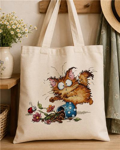 Cat-astrophe (OHCrossStitch)
