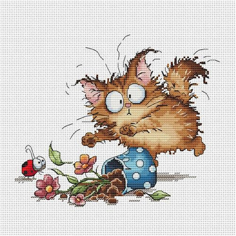 Cat-astrophe (OHCrossStitch)