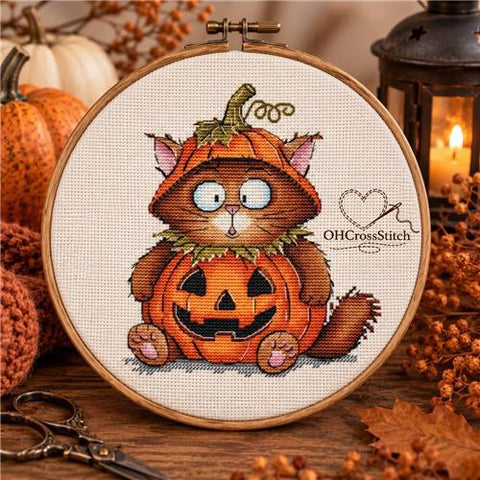 Seriously-a Pumpkin ? (OHCrossStitch)