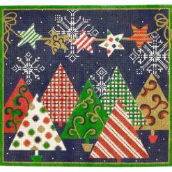 Patterned Christmas Trees