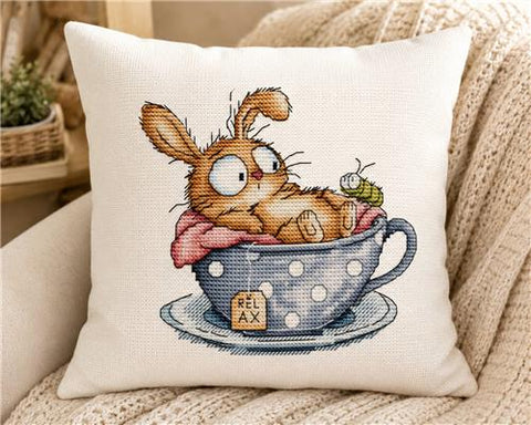 Surprise - Cute Bunny (OHCrossStitch)