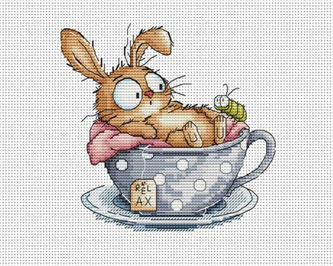 Surprise - Cute Bunny (OHCrossStitch)