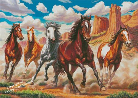 Running Wild Horses/Large (Artecy)