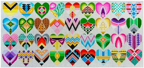 Many Hearts Bolster