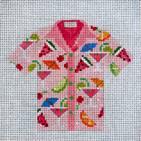 Pink Fruit Drinks Hawaiian Shirt