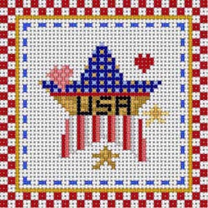 Patriotic Coaster - Star/USA