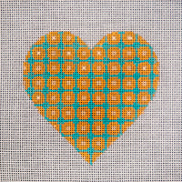 Happy Heart #4 in Peach