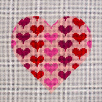 Happy Heart #6 in Light Pink