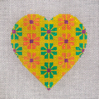Happy Heart 8 in Yellow
