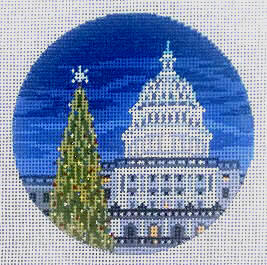 Capitol Christmas Tree Washington DC Ornament 
