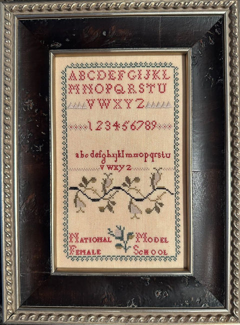 National Female Model School Sampler (Cross Stitch Antiques)
