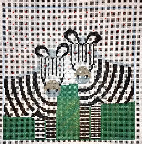 Two Zebras Pillow