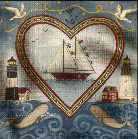 Tall Ship and Lighthouses