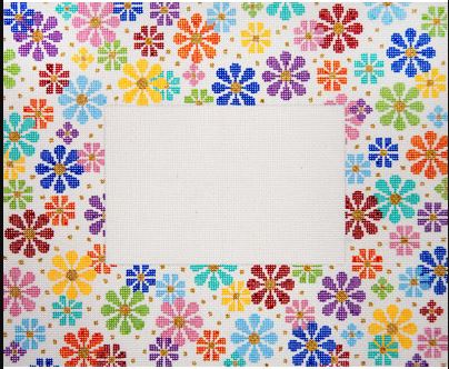 Happy Flowers Frame