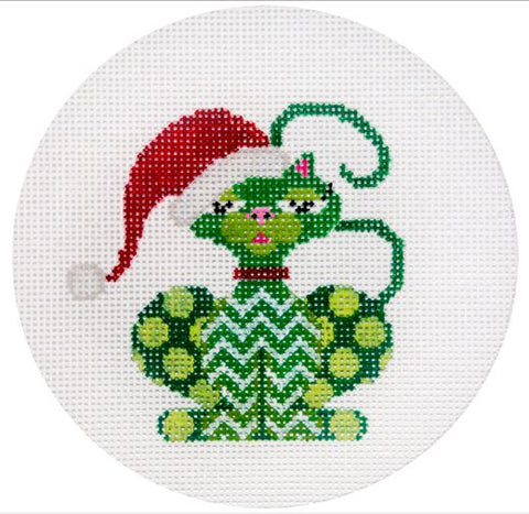 Green Cat w/Chevrons 