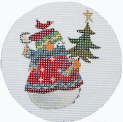 Christmas Plaids - Snowman