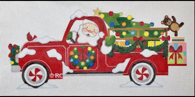 Santas Big Red Truck